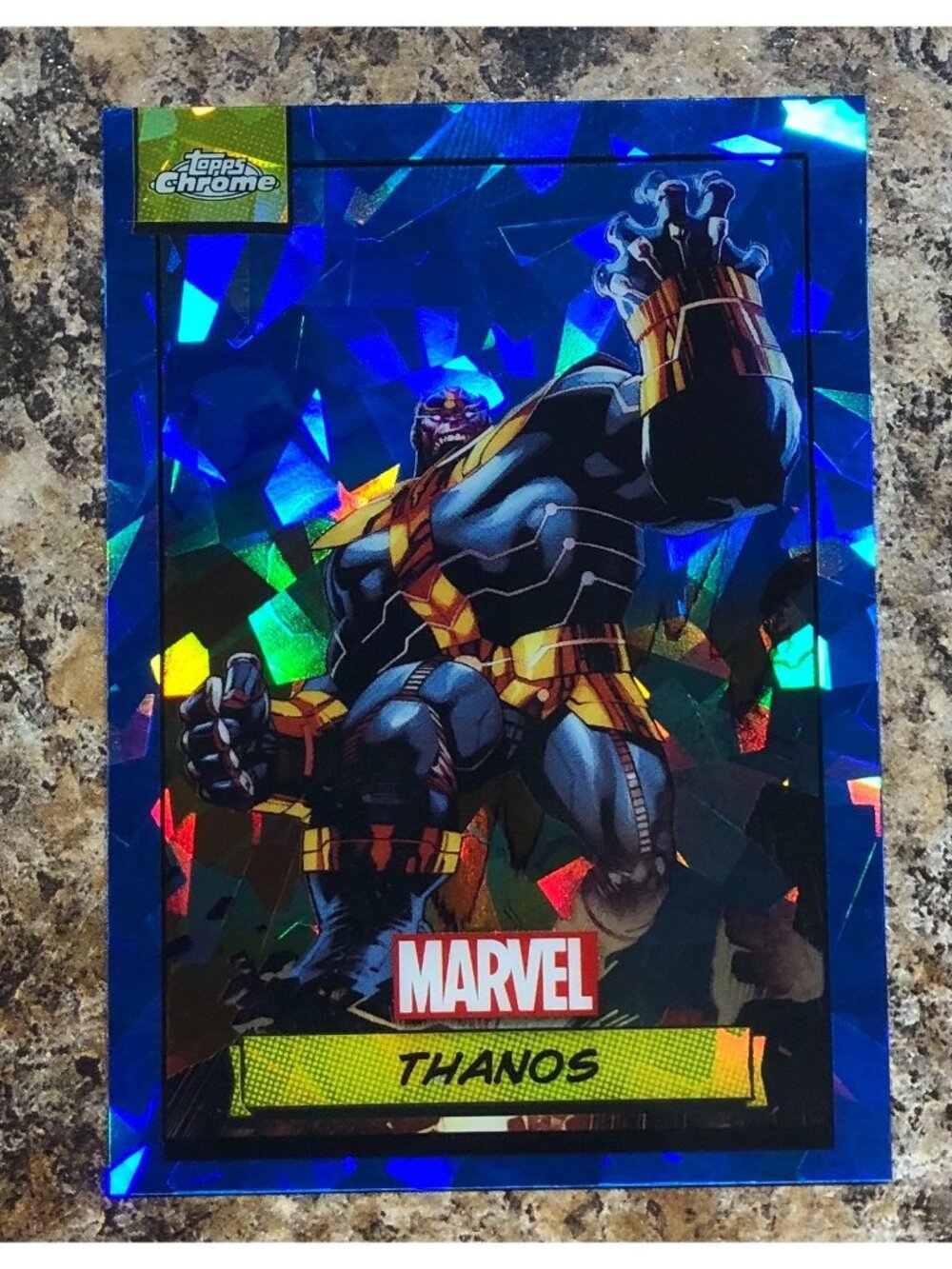 Thanos 2024 Topps Chrome Marvel Sapphire Edition #72